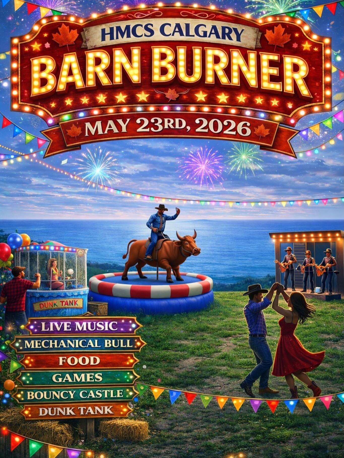 Barn Burner Esquimalt 2026 promotional poster